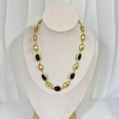 (C201)Collana girocollo in acciaio inox