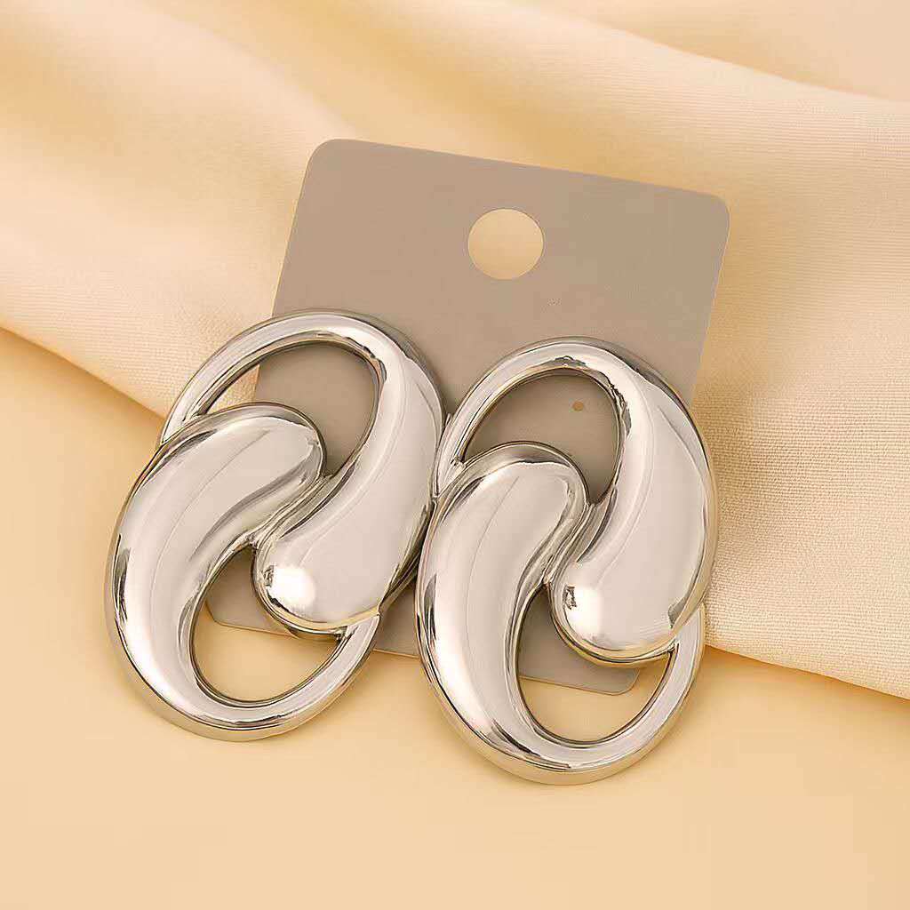 (O204)Orecchini Donna Geometrici Astratti