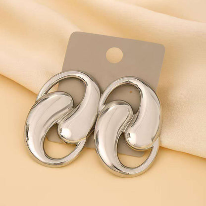 (O204)Orecchini Donna Geometrici Astratti