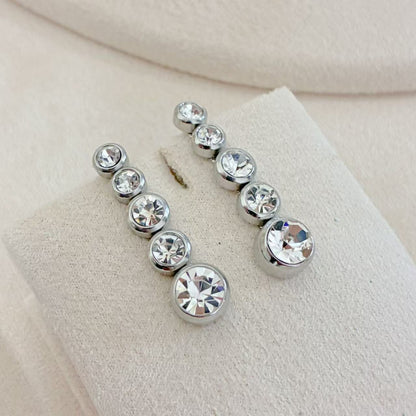 Orecchini con Cristalli a Cascata