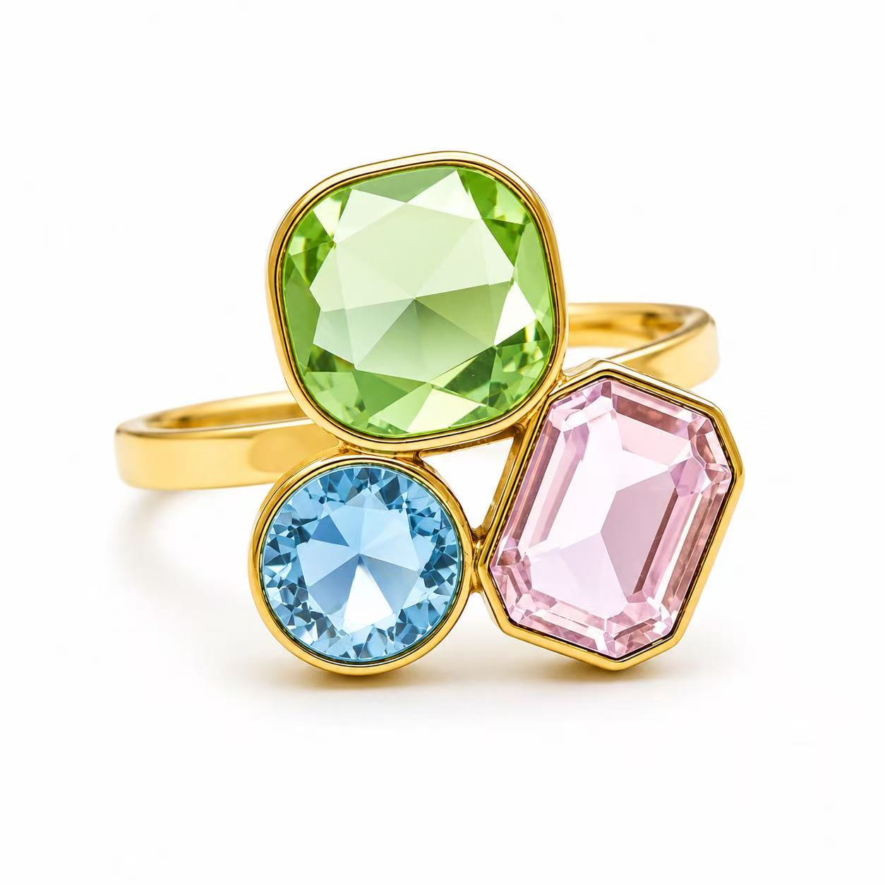 Anello “Tria” | in acciaio inox
