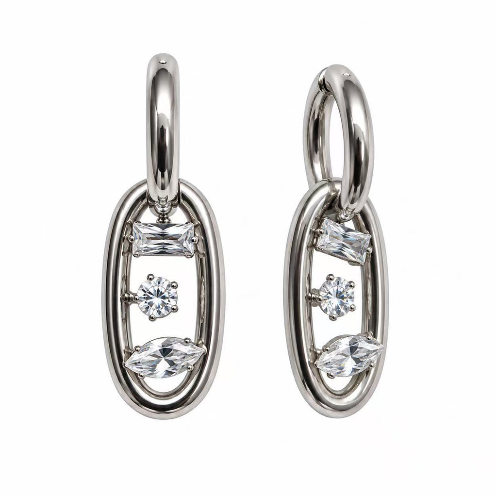 Orecchini Astri | in acciaio inox