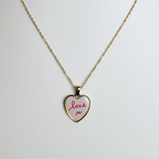 Collana “Parola dal Cuore” – Un Messaggio Dolce da Portare con Sé