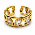 Anello “Fronda” | in acciaio inox