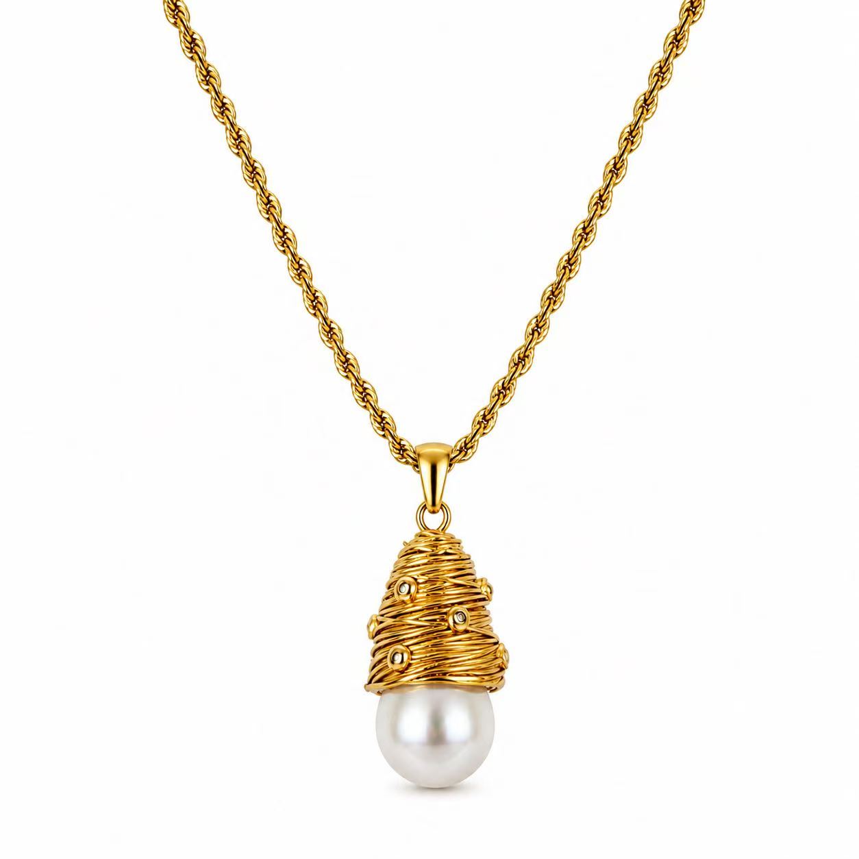 Collana “Rugiada” | in acciaio inox