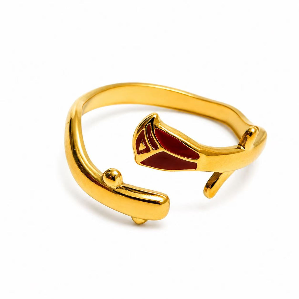 Anello “Scia” | in acciaio inox