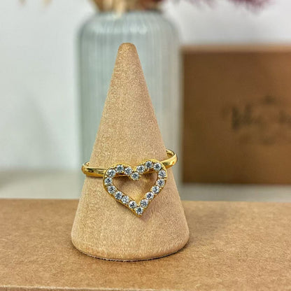 Anello Cuore Cristalli