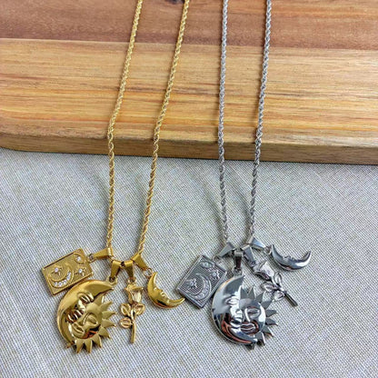 Collana “Sole e Luna” – Simboli di equilibrio