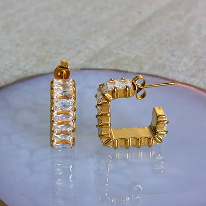 Orecchini “Quadra” – Geometria della luce