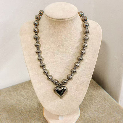 Collana Cuore Bombato