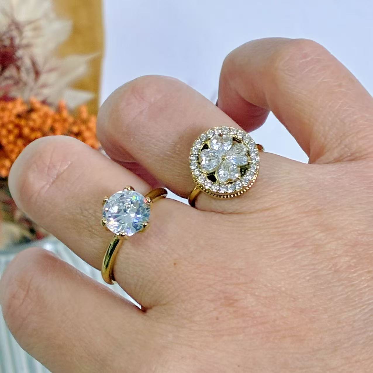 Anello “Fiore Incantato” – Luminosità e Armonia Perfetta