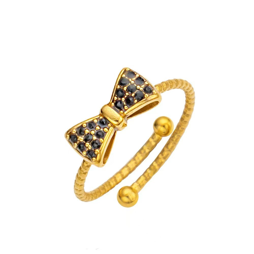 Anello Fiocco d'Incanto | in acciaio inox
