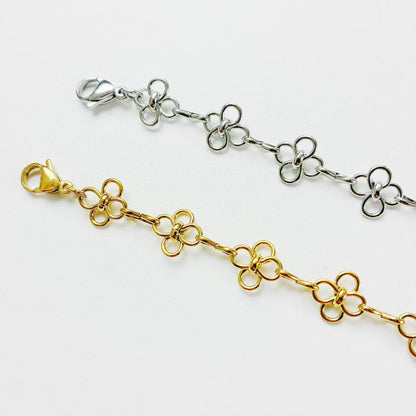 Bracciale con Ciondoli a Fiore