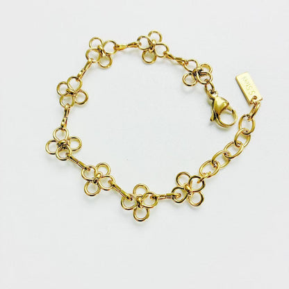 Bracciale con Ciondoli a Fiore