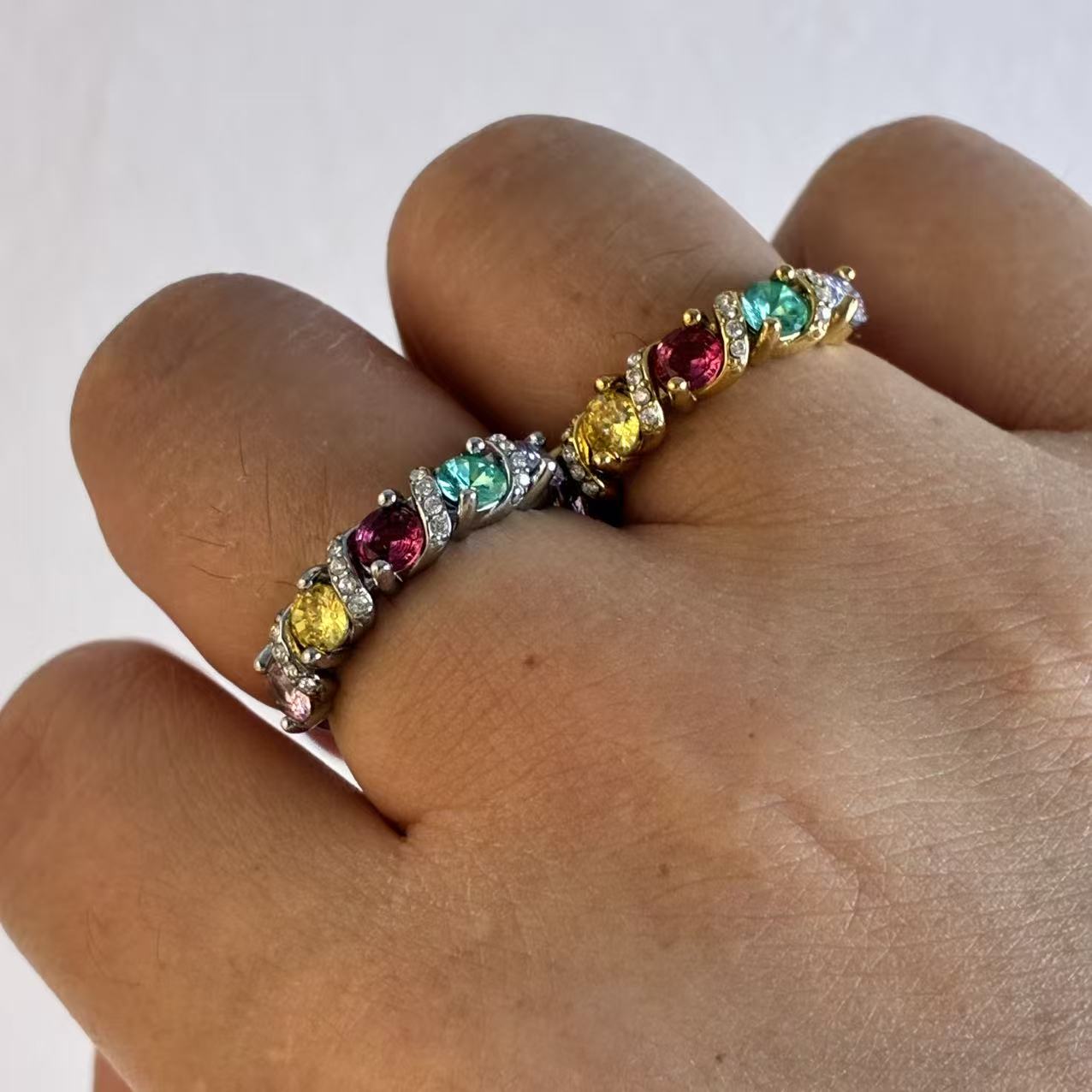 Anello Lune | in acciaio inox