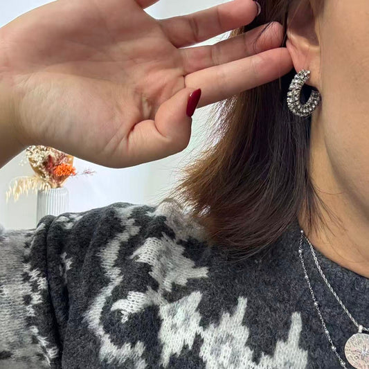 Orecchini “Cerchio di Brillio” – Luce e Raffinatezza