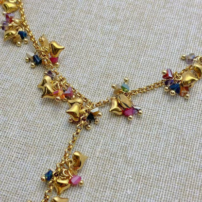 (C347)Collana mille cuori