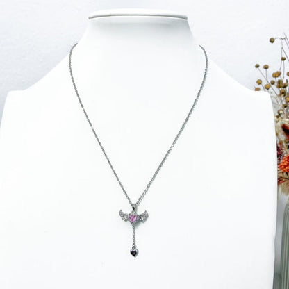 Collana con Cuore Alato – Romanticismo Luminoso