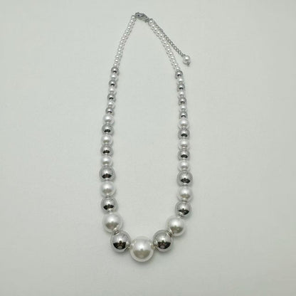 (C300)Collana sfere bicolori