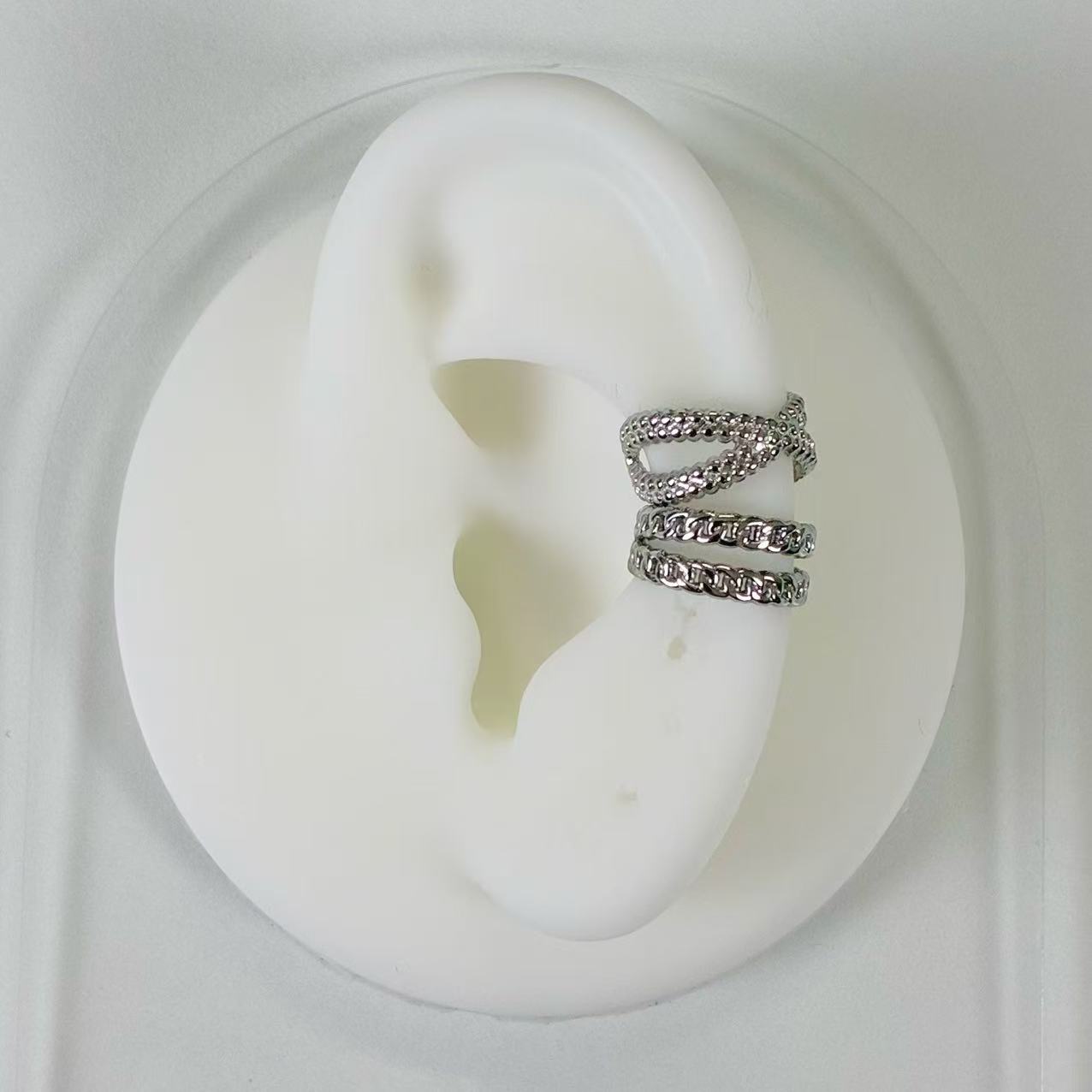 (E064)Set 2 ear cuff Urban Edge