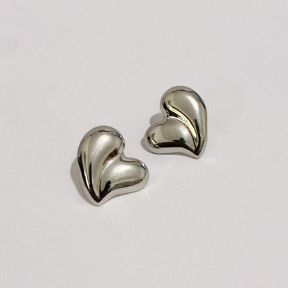 Orecchini “Cuore Scultoreo”