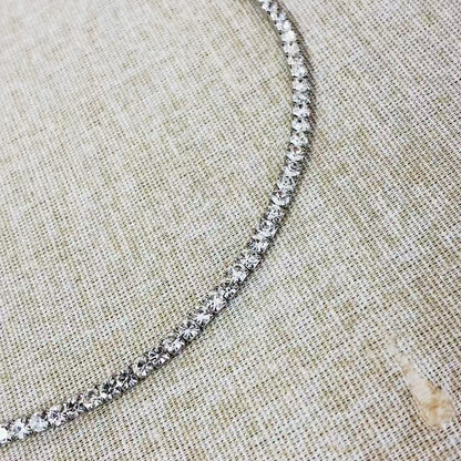 Collana tennis semirigida