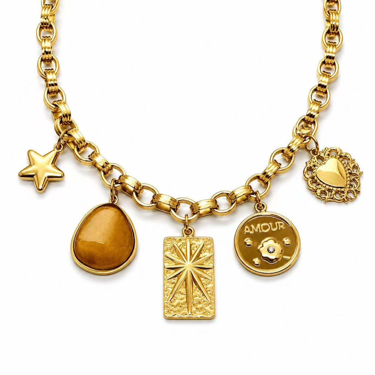 Collana “Mémoire” | in acciaio inox