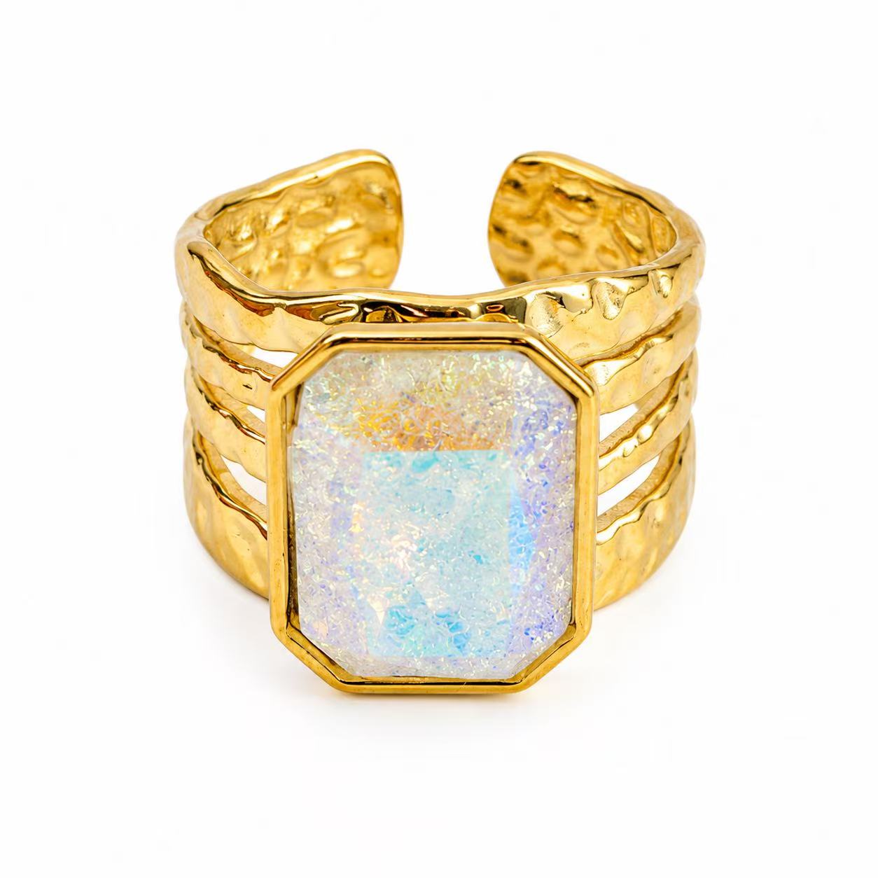 Anello “Opalia” | in acciaio inox