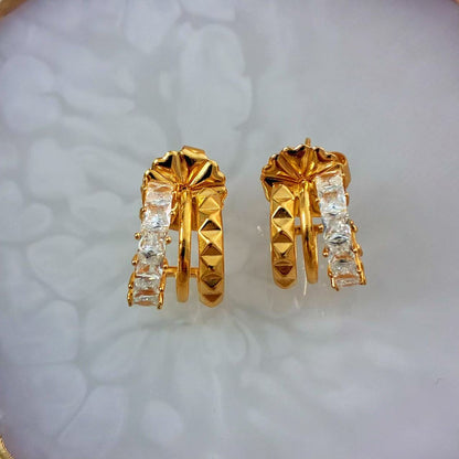 Orecchini “Doppia Forma” – Luce e rilievo