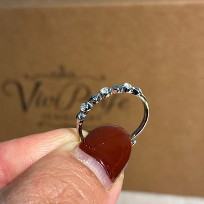 Anello Argento con Zirconi