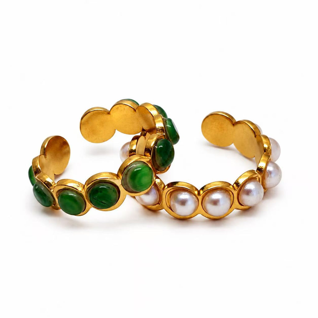 Anello Bacche | in acciaioi inox