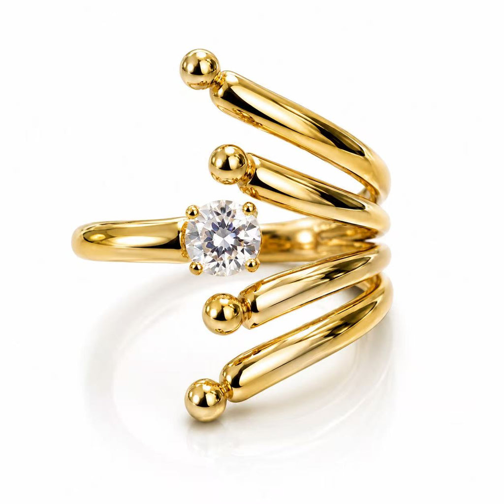 Anello “Ronde” | in acciaio inox