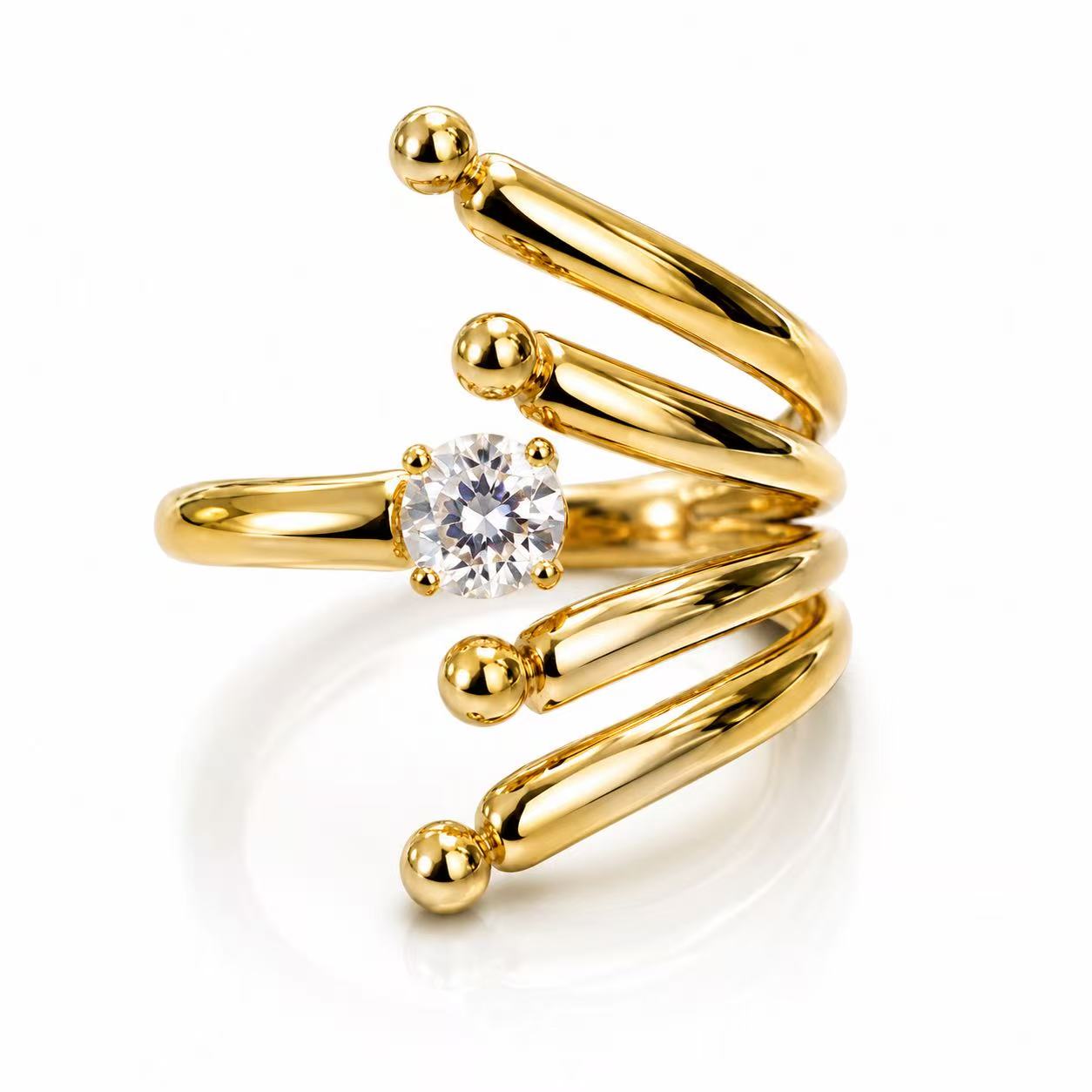 Anello “Ronde” | in acciaio inox