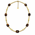 Collana pepite con la resina | 51cm | in acciaio inox