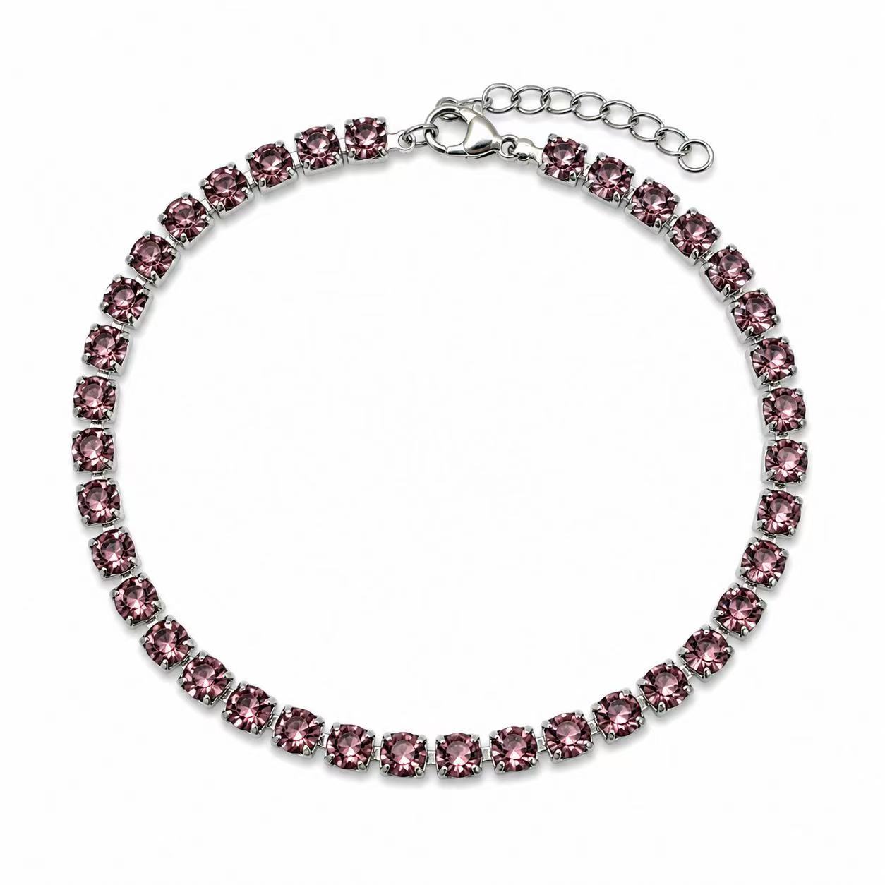 Bracciale tennis | 17-20cm | in acciaioi inox
