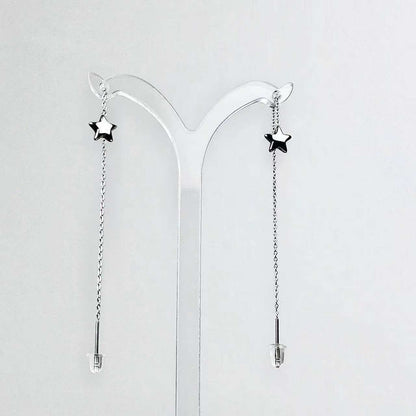 Orecchino “Stella Errante” – Pendente Essenziale dal Fascino Sospeso