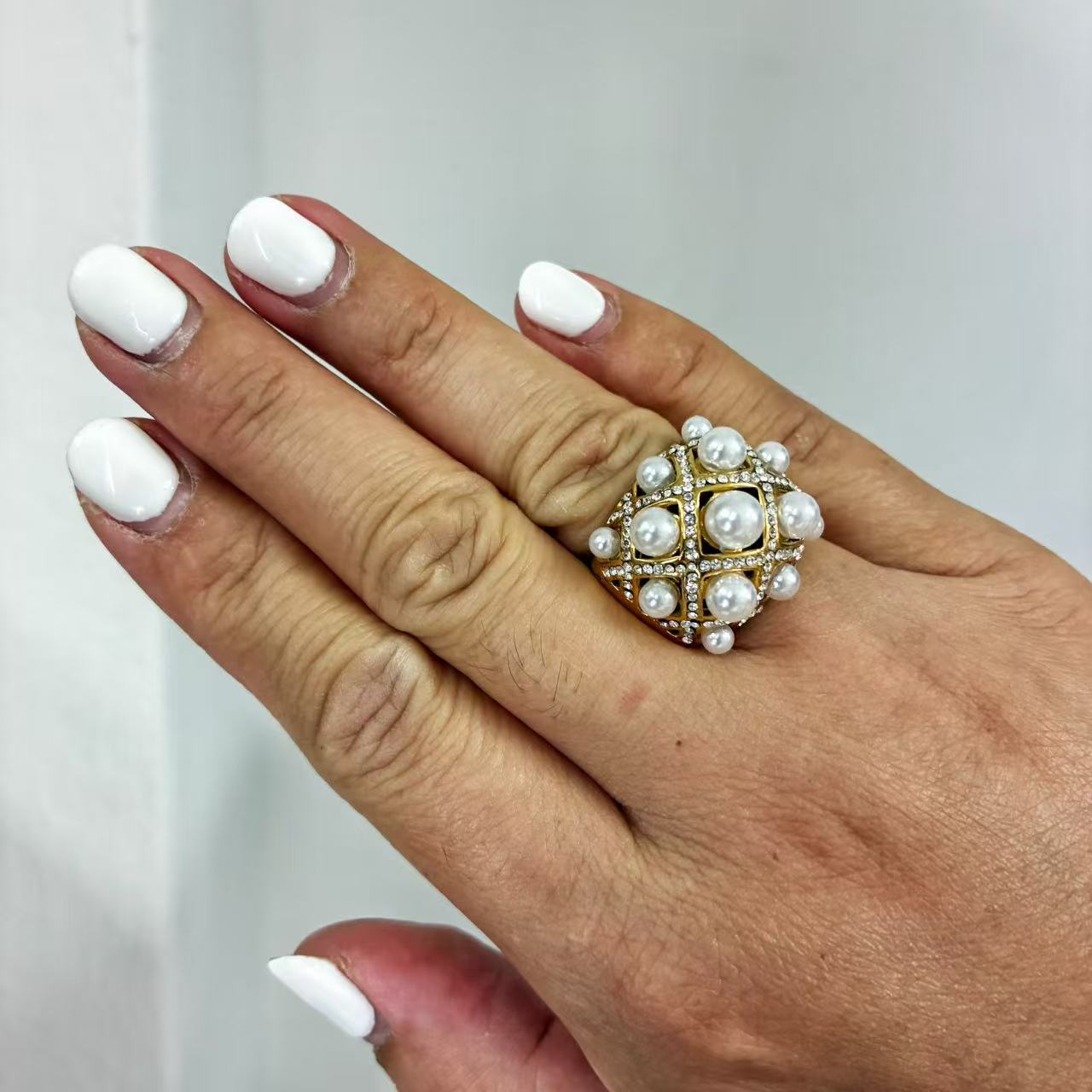 (A041) ANELLO DONNA REGOLABILE IN ACCIAIO INOX