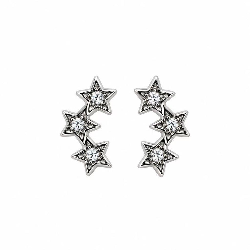 Orecchini Stelle | in acciaio inox