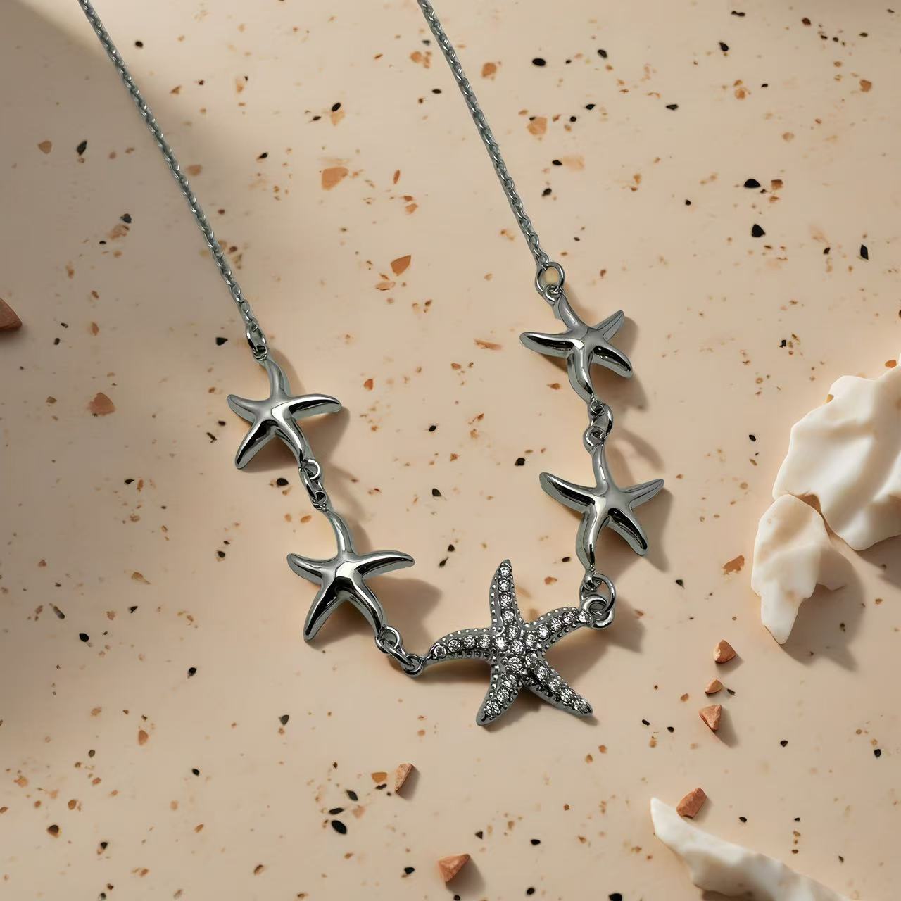 (C307)Collana stelle chevalier