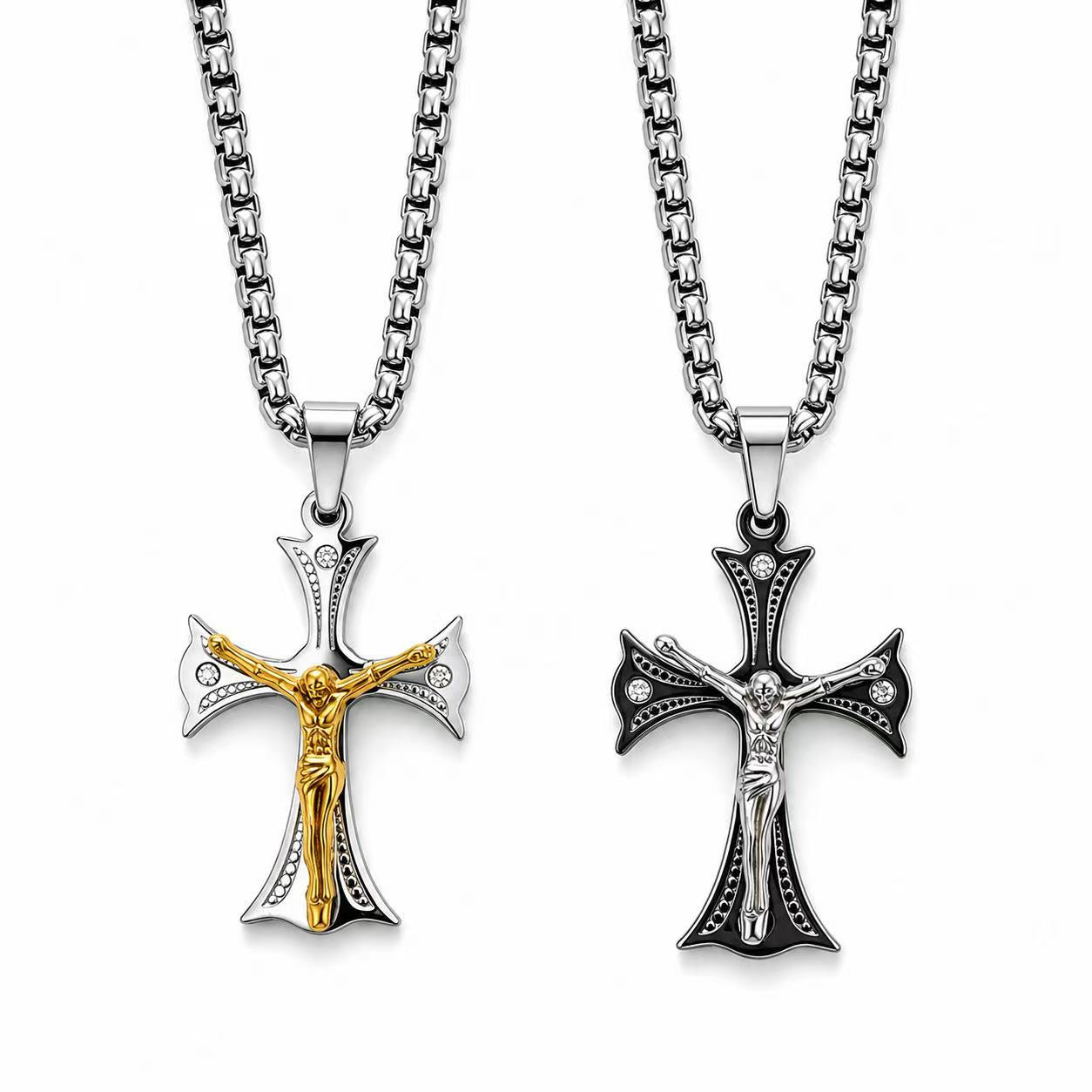 Collana “Misericordia” | da uomo | 60cm | in acciaio inox