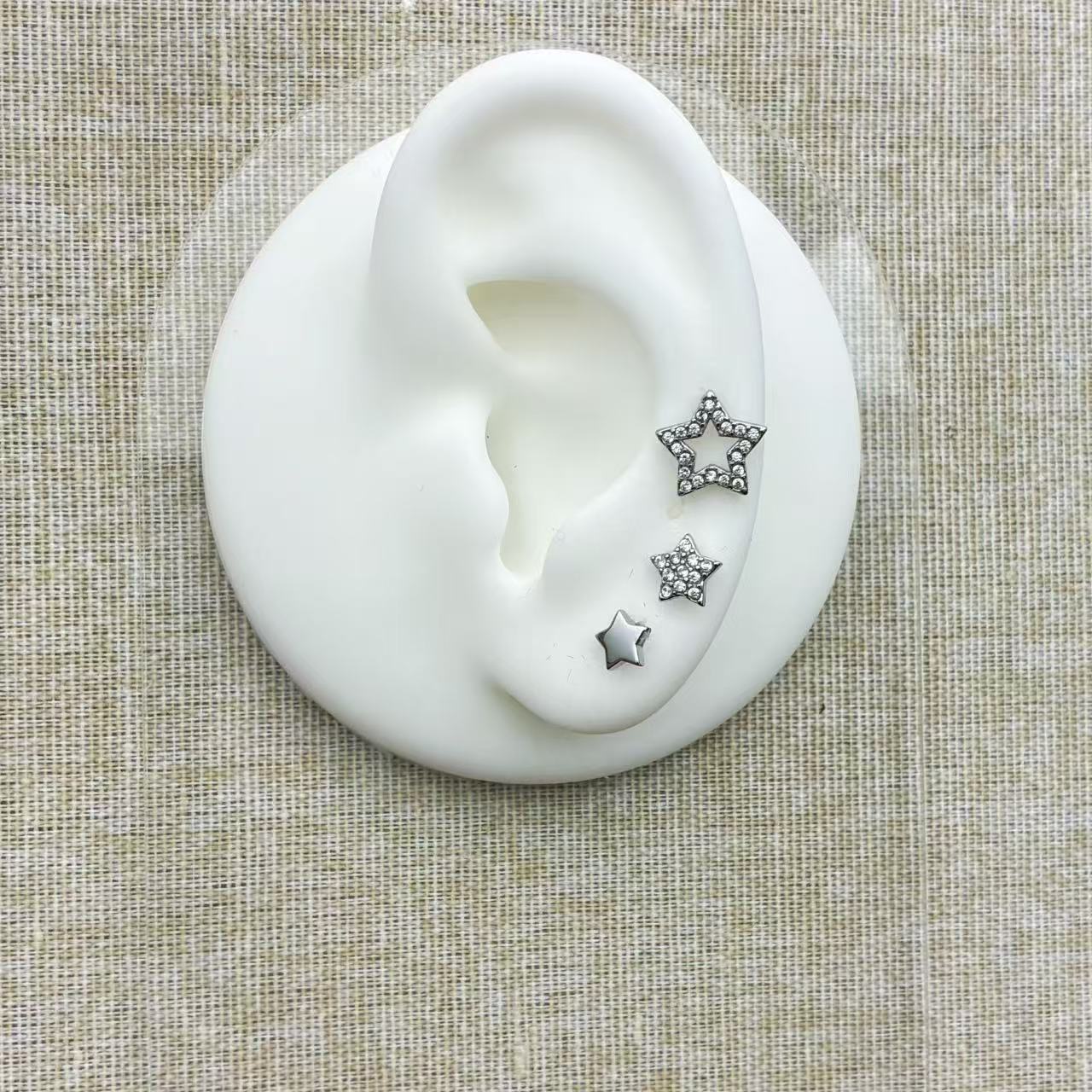 (O194)Set 4 orecchini stelline