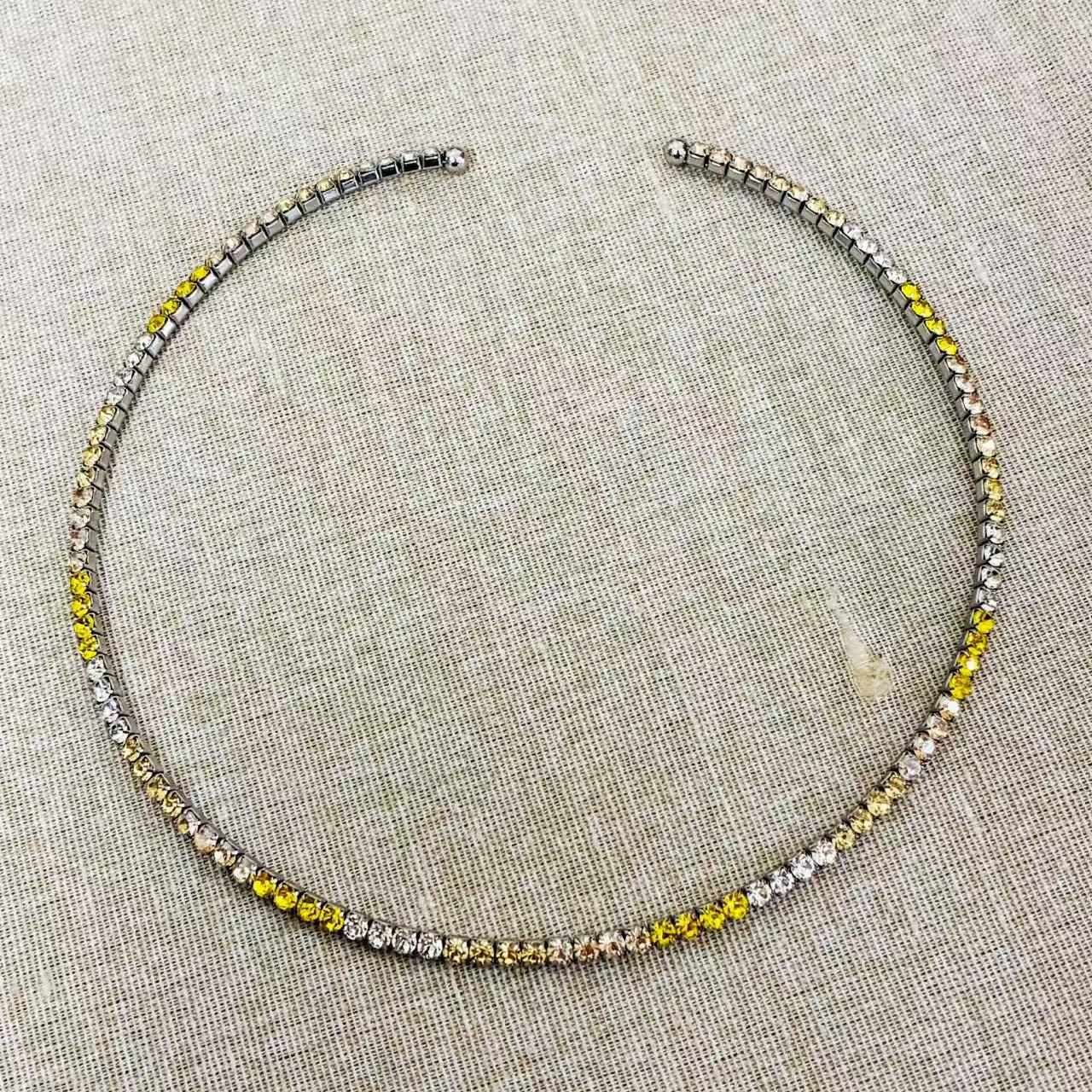 Collana tennis semirigida