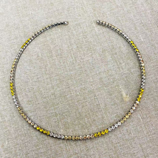 Collana tennis semirigida