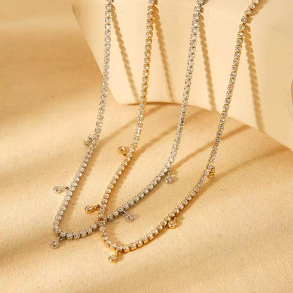 Collana Tennis con Pendenti – Eleganza Delicata e Luminosità Quotidiana