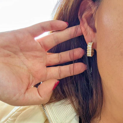 Orecchini “Quadra” – Geometria della luce