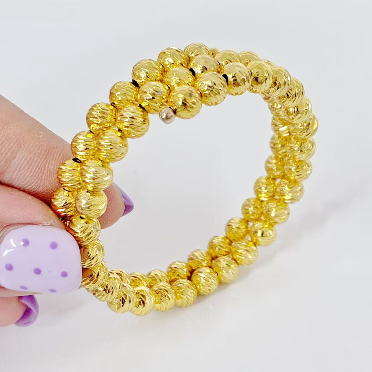 Bracciale “Grappolo Barocco” | in acciaio inox