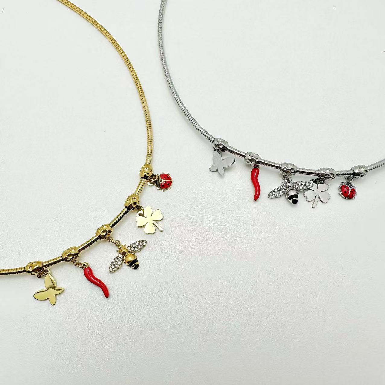 (C273)Collana apetta semirigida in acciaio inox