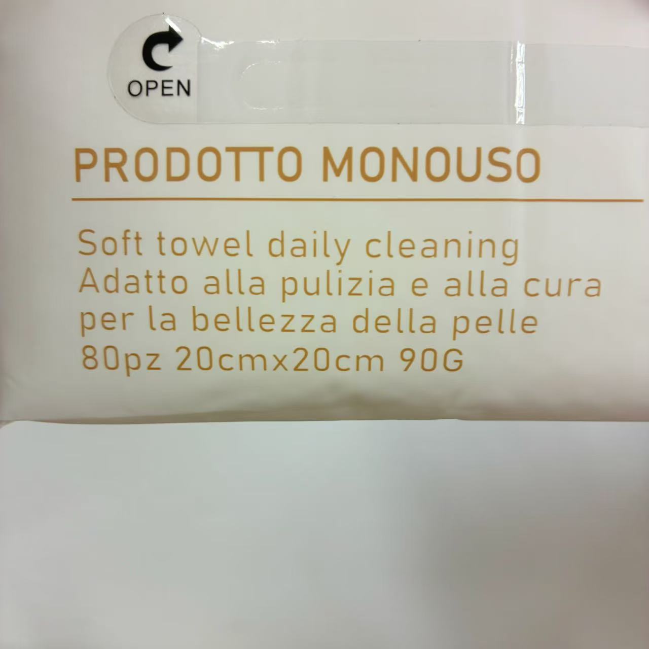 Salviettine multifunzionalità resistenti fibre di bambù 80pz