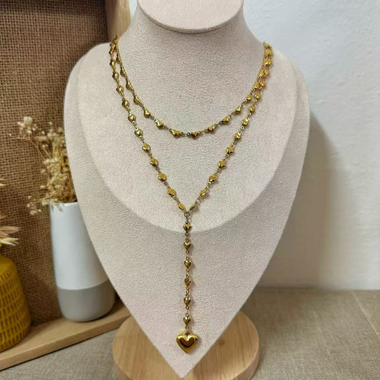 Collana “Heartfall” – Eleganza a cascata