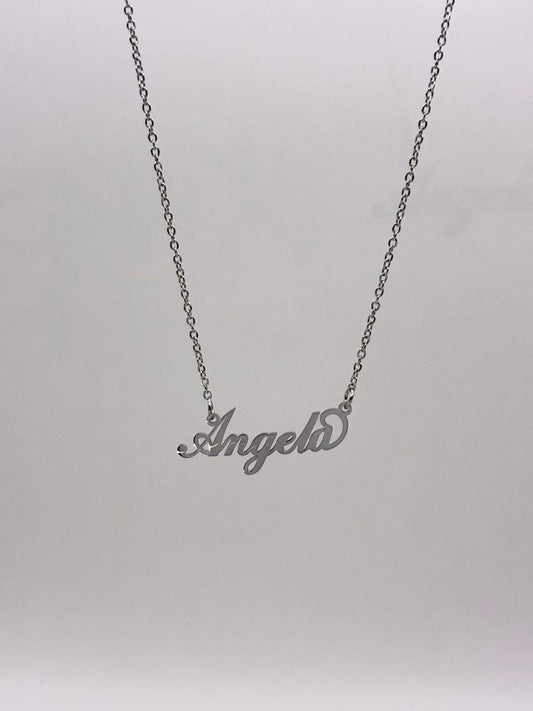 Collane con Nomi (A–L) in Acciaio Inossidabile